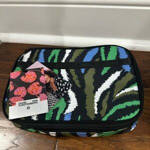 NWT! Diane Von Furstenberg X Target Green and Blue Patterned Organizer